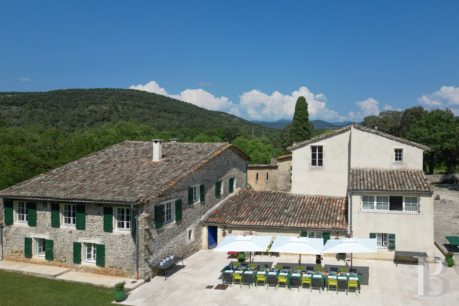 Dans le Gard, au sud d’Anduze, un vaste mas sur un domaine de 130 hectares - photo  n°5